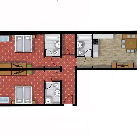 アパートホテル Appartementhaus Zum Holzknecht Am 4*